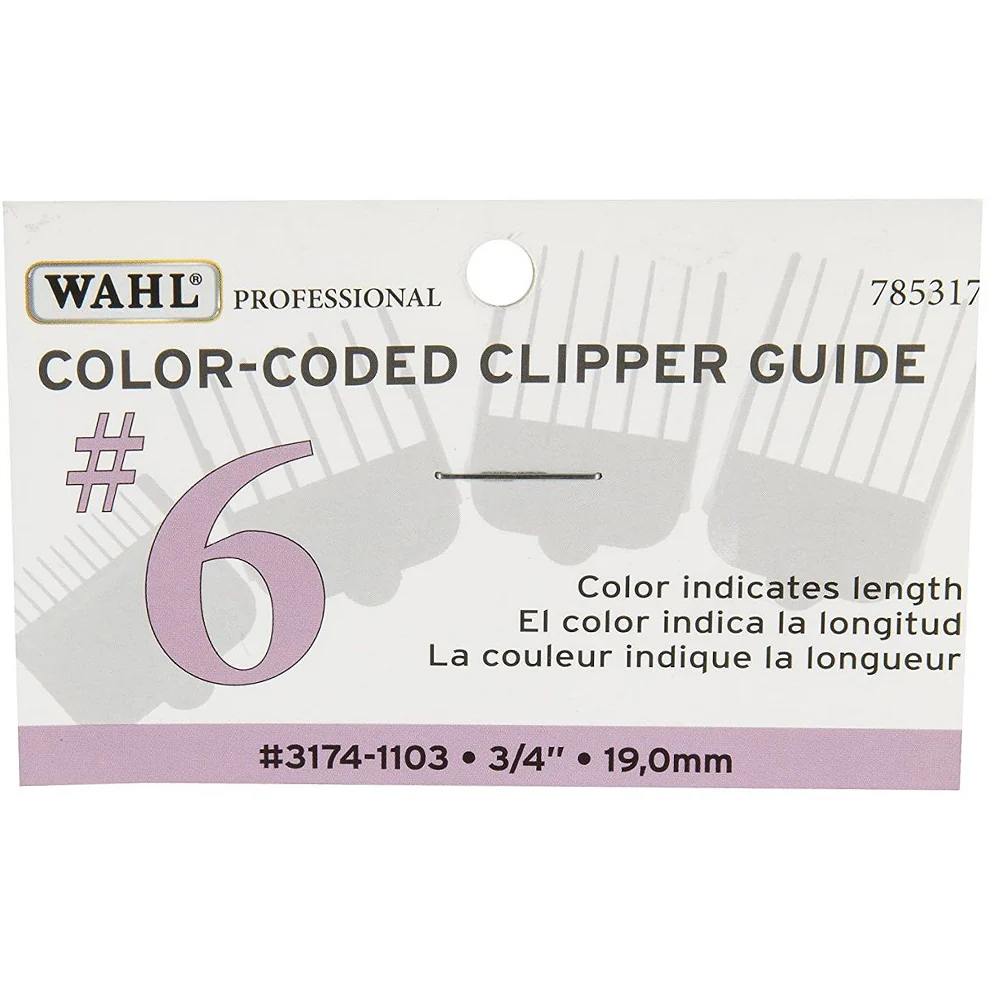 Wahl Color-Coded Clipper Guide #6 - 3/4" #3174-1103 - Image 3