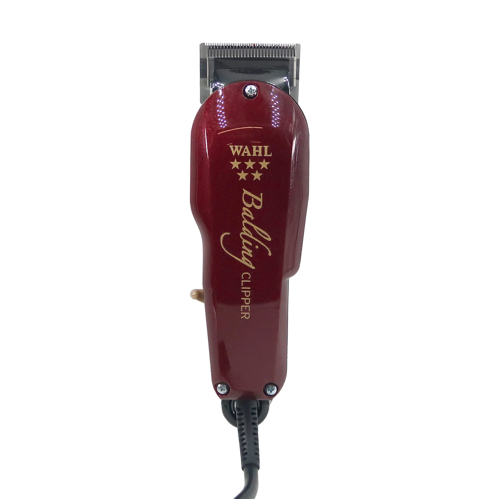 Wahl 8110 Professional 5-Star Balding Clipper - Red with Wahl Flat Top Comb White #3329-100 - Image 2