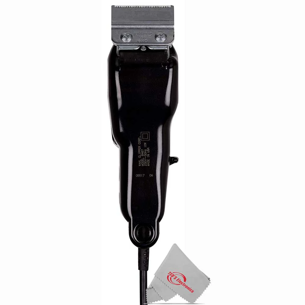 Wahl 8110 Professional 5-Star Balding Clipper Red with Large Styling Comb - Image 5