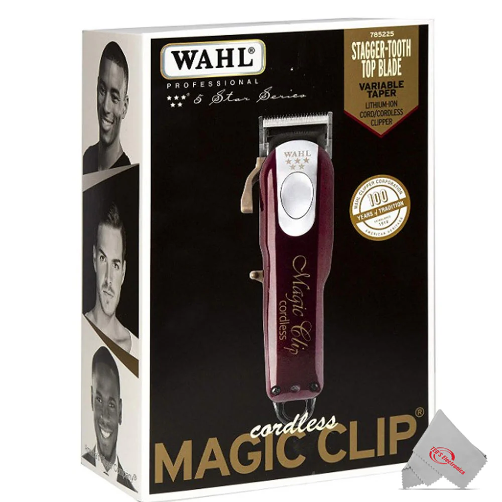 Wahl Professional 5-Star Cord / Cordless Magic Clip #8148 Stagger-tooth Crunch Blade Technology Clipper - Image 5