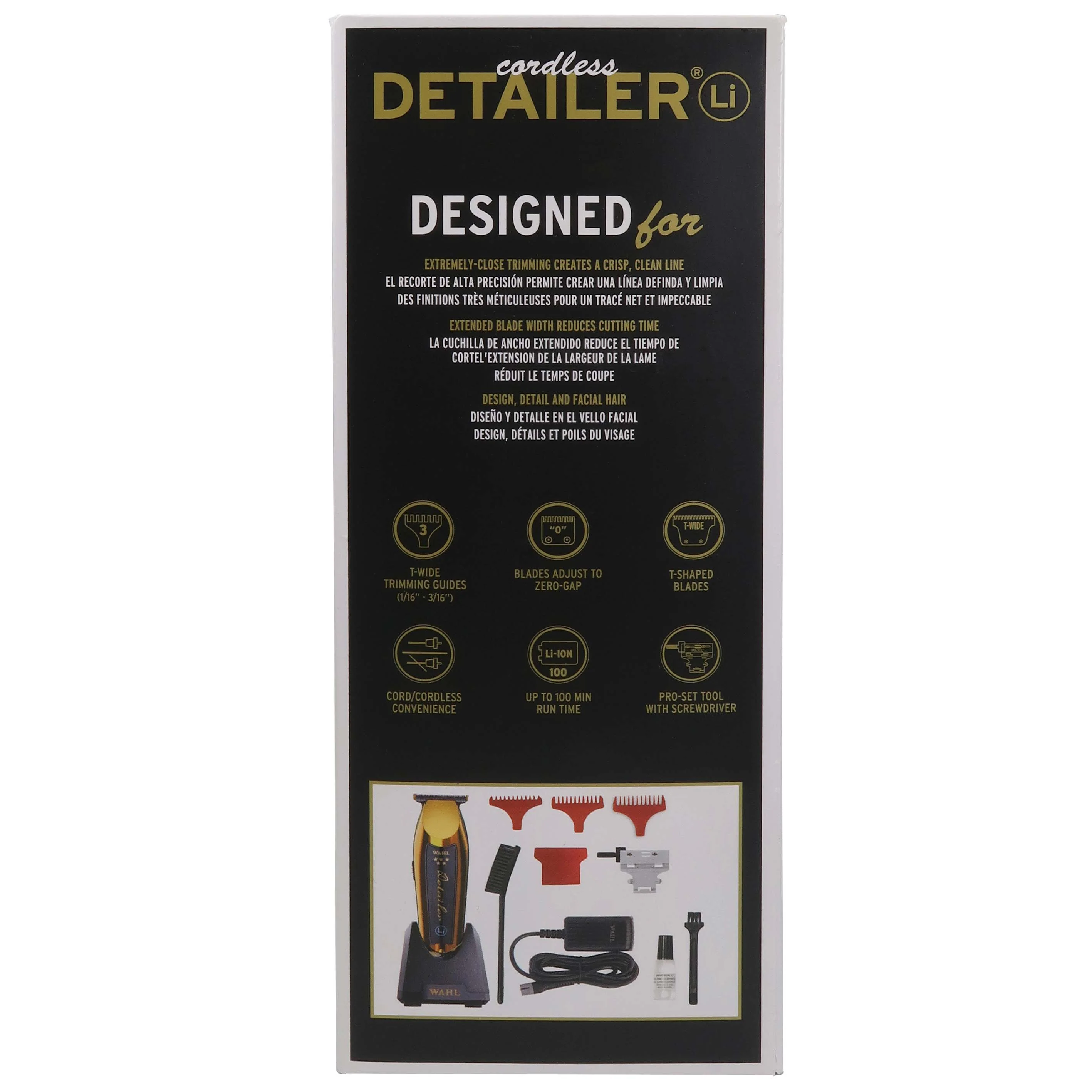 Wahl 5 Star Gold Detailer Cordless Li Trimmer #8171-700 - Image 6