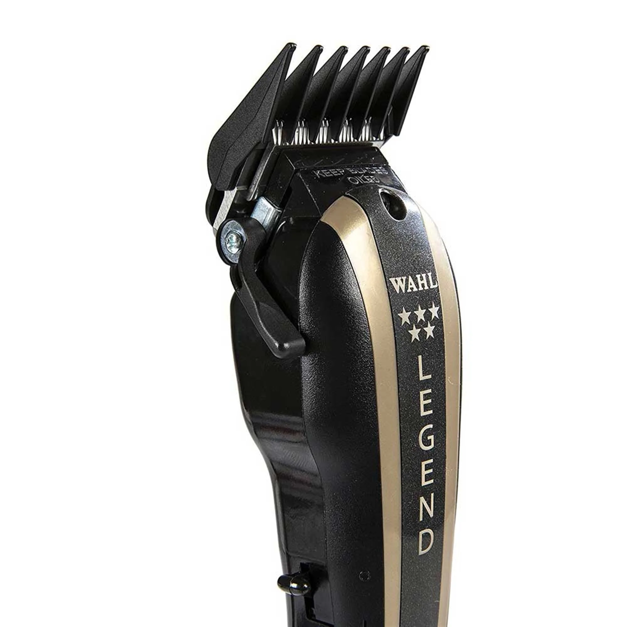 Wahl Professional Trimmer HERO & Hair Clipper LEGEND 5 Star Barber Combo 8180 with Babyliss Pro Barberology Industrial Barber Apron and Wahl Flat Top Comb Black - Image 2
