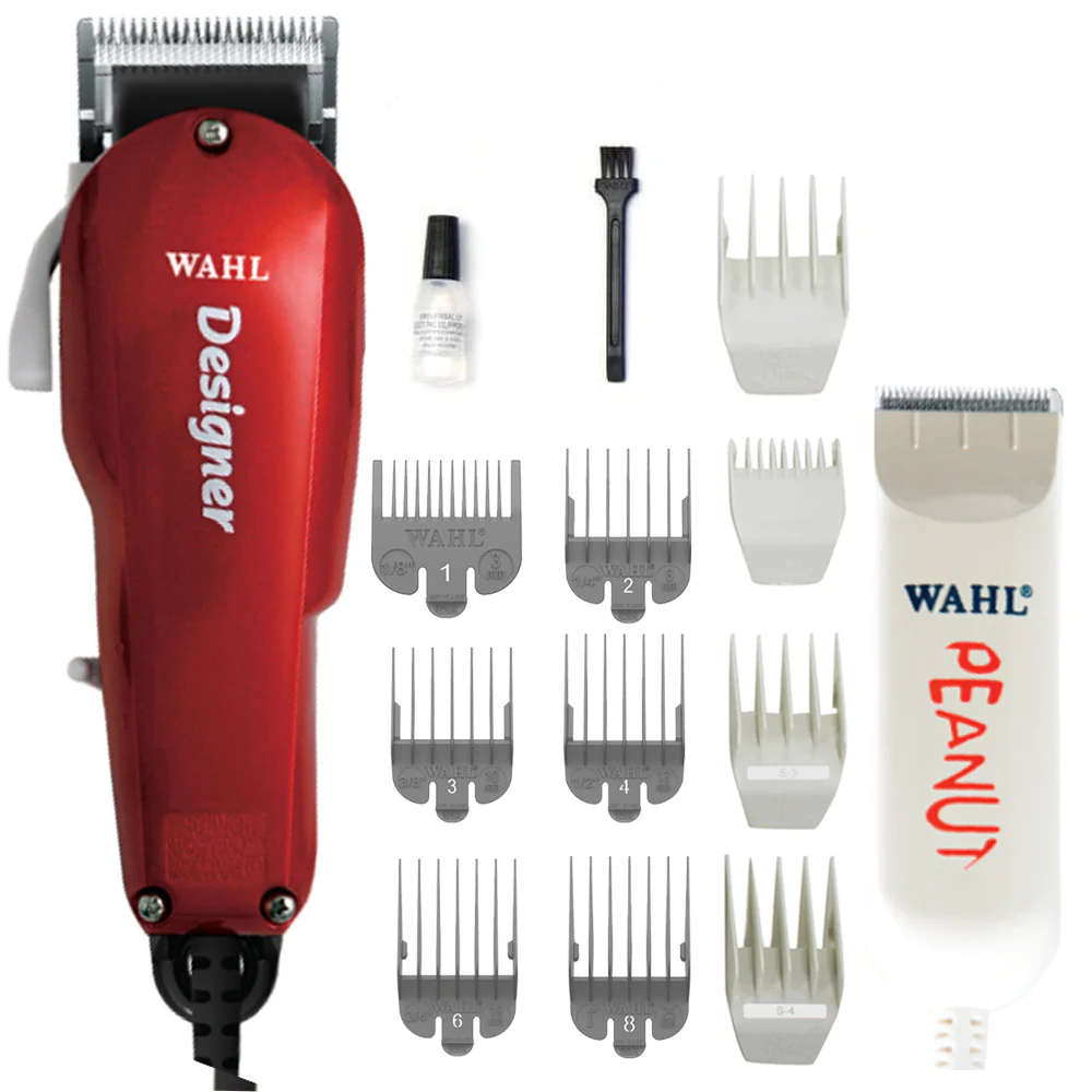 Wahl Professional All-Star Combo with Designer Hair Clipper and Peanut Trimmer with Comb - Image 2
