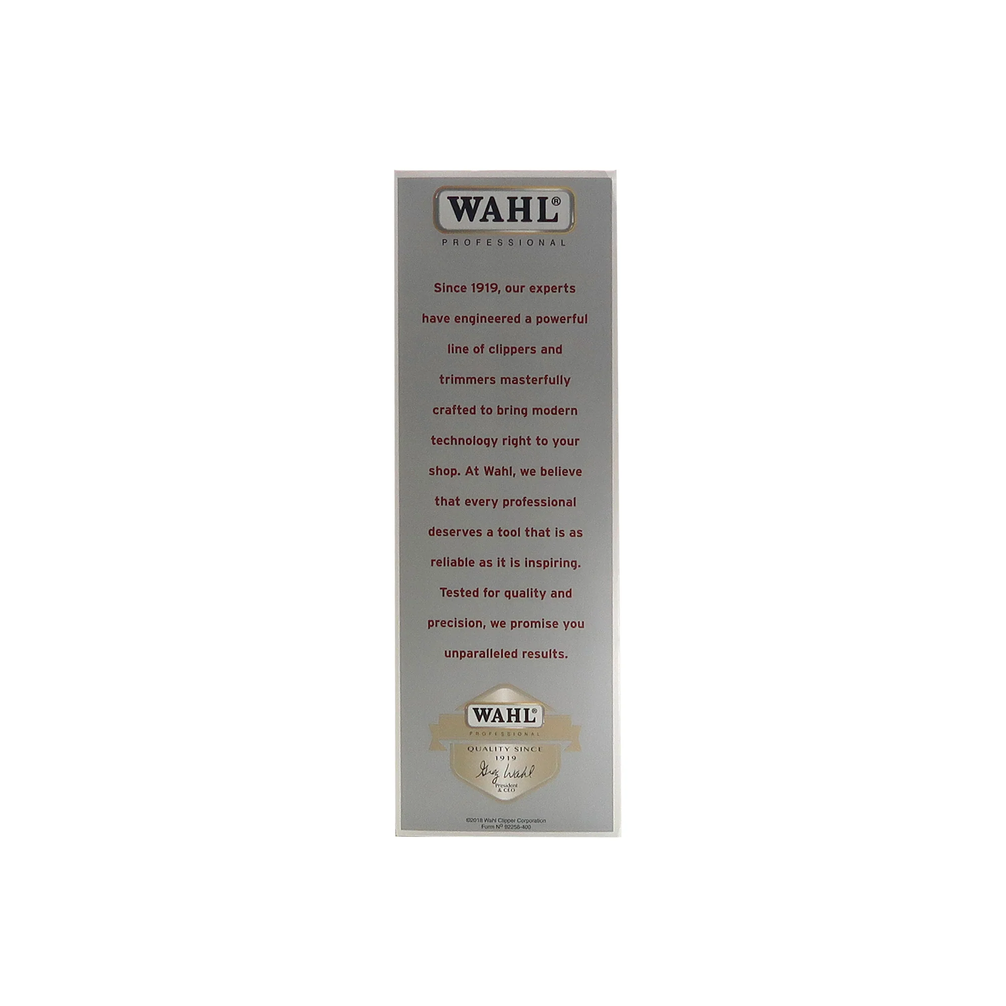 Wahl Professional #8451 5-Star Magic Clip Corded Precision Fade Clipper with Wahl Flat Top Comb White #3329-100 - Image 6