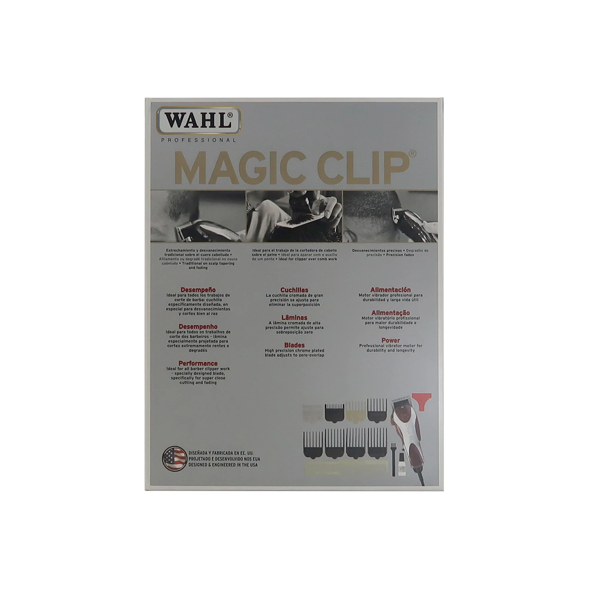 Wahl Professional #8451 5-Star Series Magic Clip Corded Precision Fade Clipper - Image 3