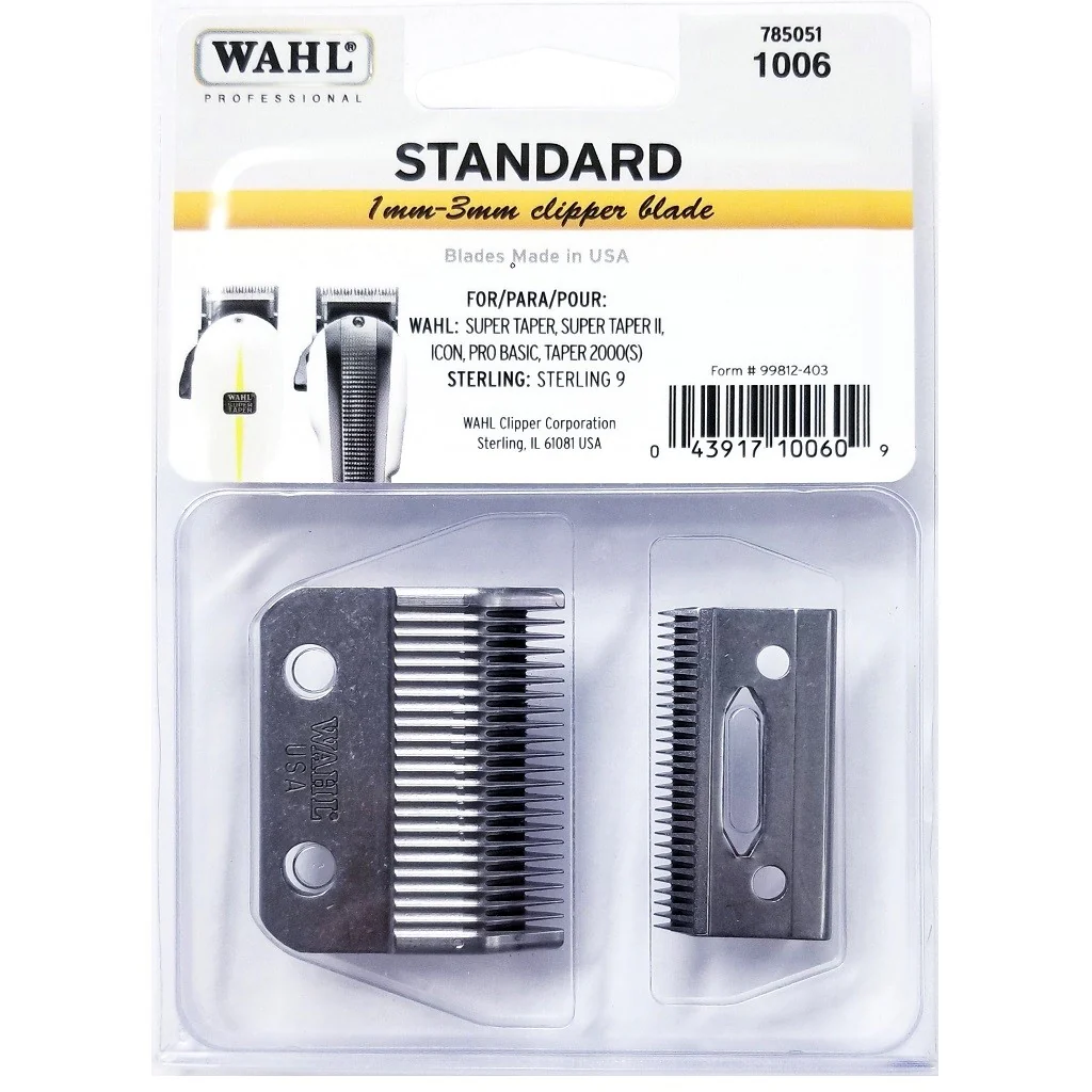 2x Wahl Standard 1mm-3mm Clipper Blade Replacement for Wahl Super Taper (II), Icon, Pro Basic and Taper 2000(S) - Image 4