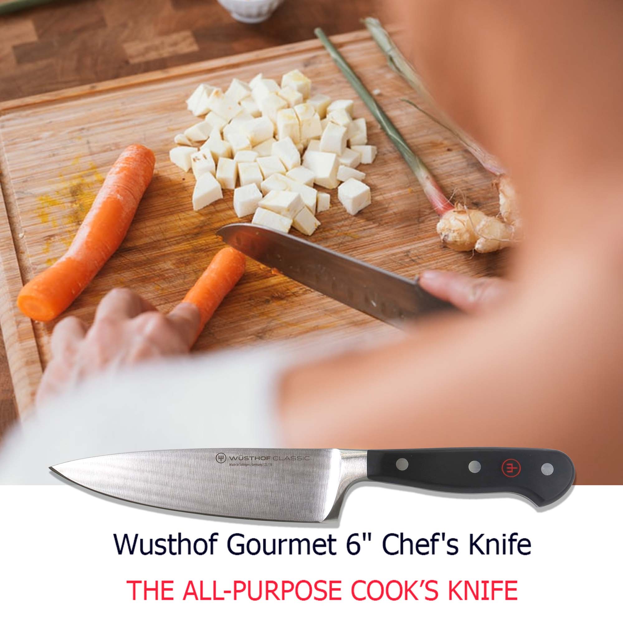 Wusthof Classic 6" Chef's Knife - Image 4