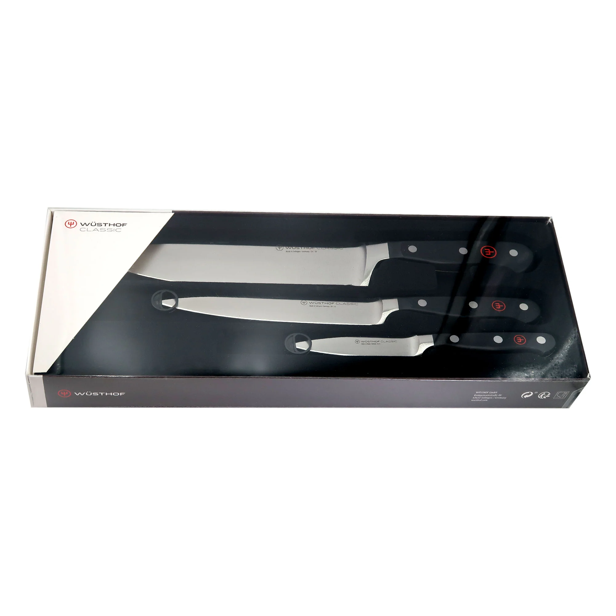 Wusthof Classic 3-Piece Chef's Knife Set #1120160301 - Image 5