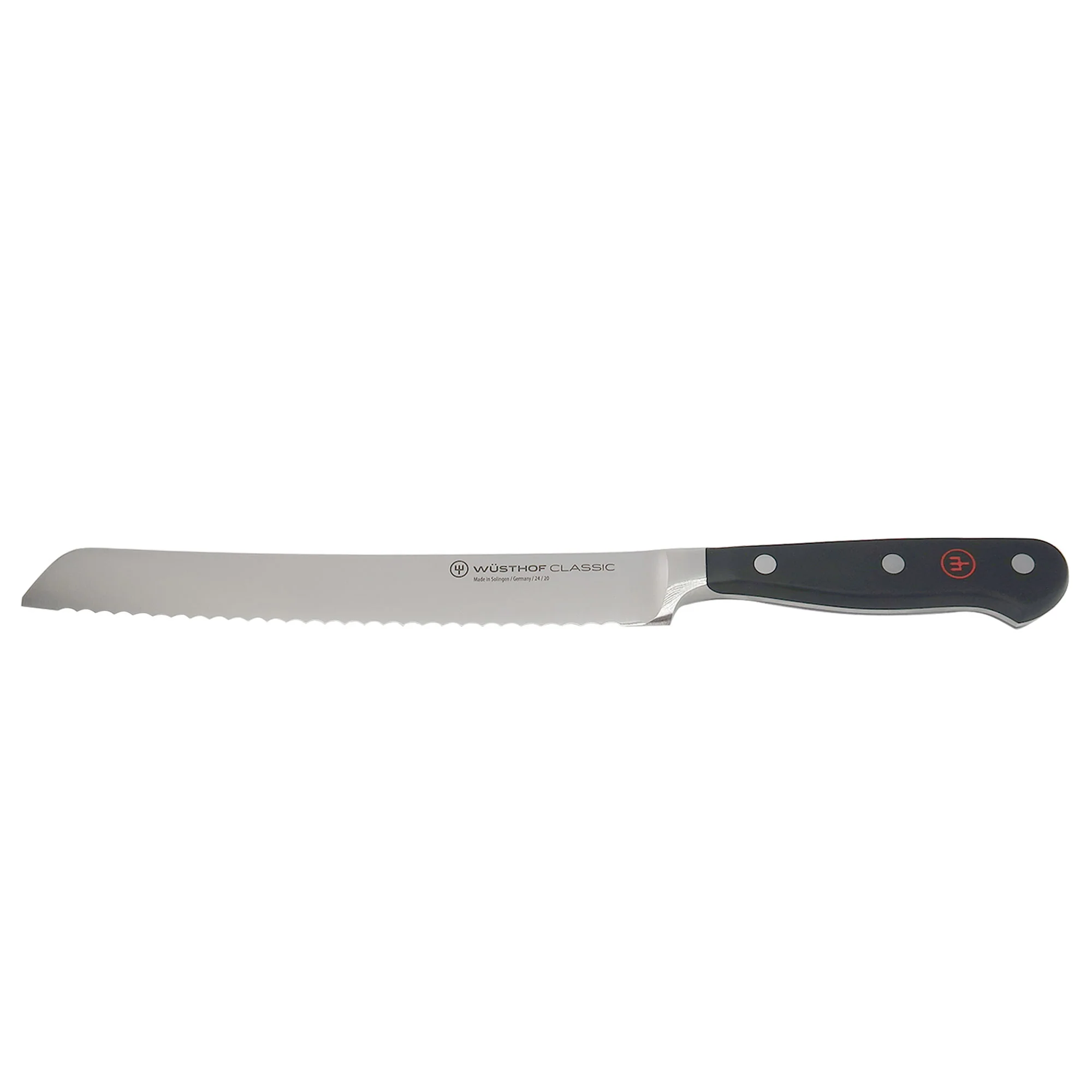 Wusthof Classic 3-Piece Knife Set – 3.5" Paring, 8" Bread, and Chef’s Knives - Image 4