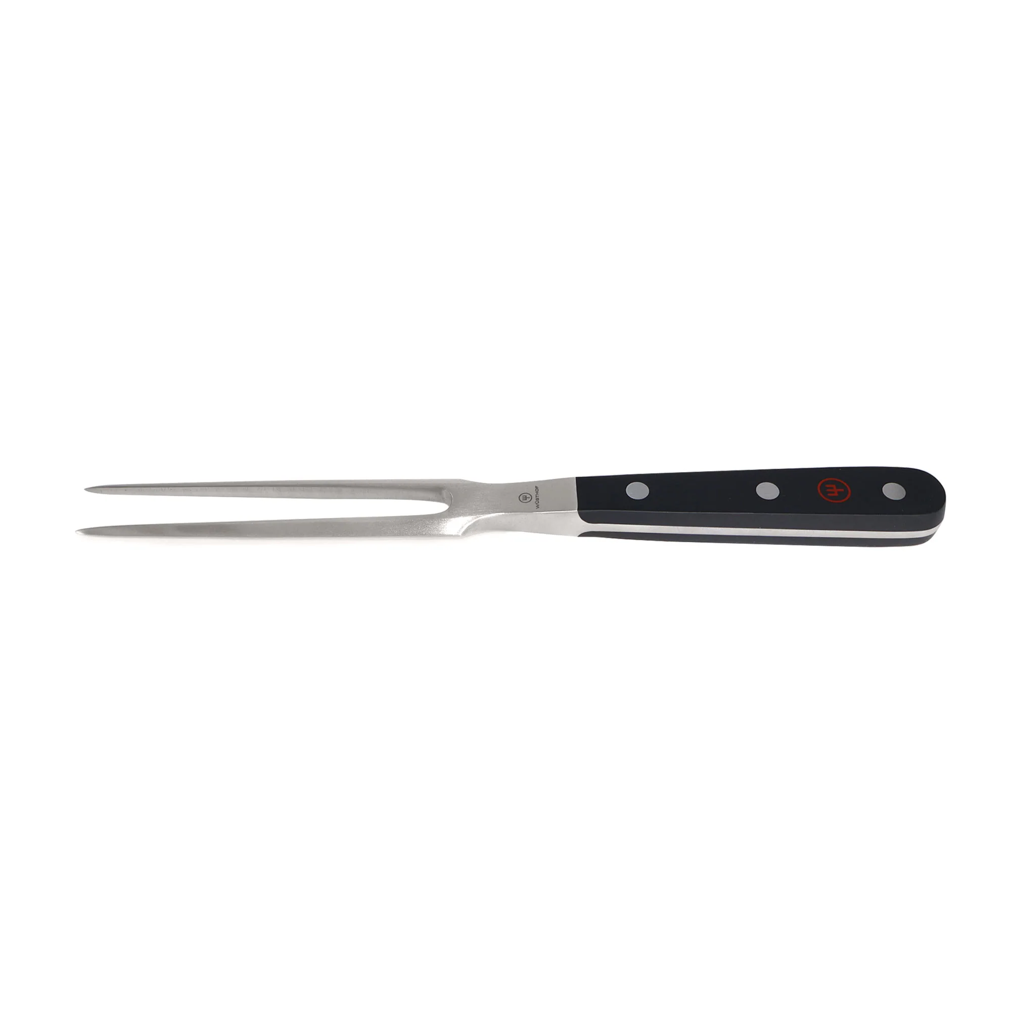 Wusthof Classic 7" Hollow Edge Santoku Kitchen Knife + Classic 2-Piece Carving Set (Classic 8" Carving Knife, Classic 6" Straight Meat Fork) - Image 4