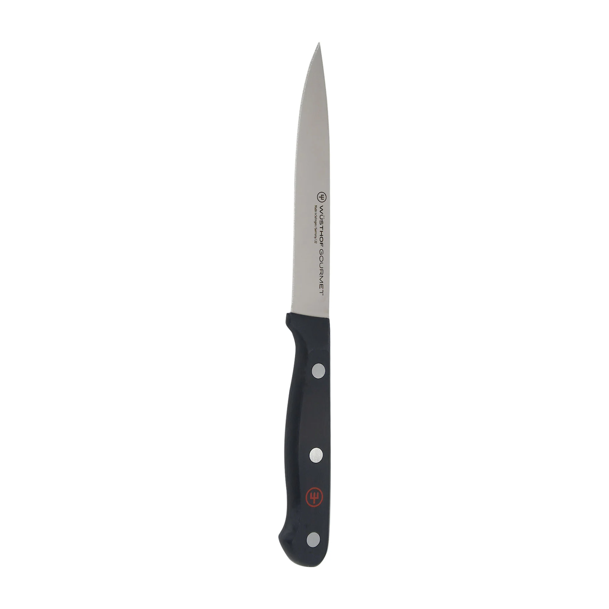 Wusthof Gourmet 4-Pc Chef's Knife Set  (8" Chef's, 2.75" Paring, 4.5" Utility, Honing Steel) + 2-Pc Carving Set (Classic 8" Carving, Classic 6" Meat Fork) - Image 7