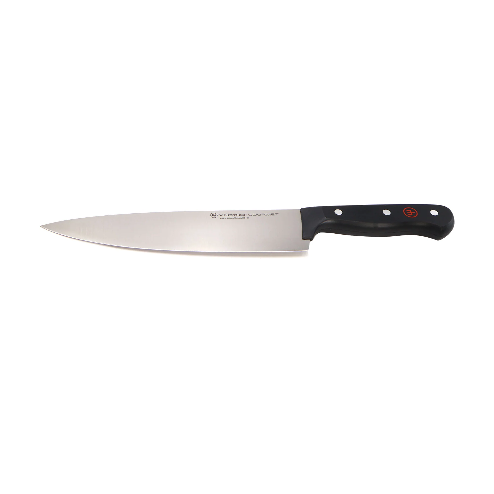 Wusthof Gourmet 4-Piece Chef's Knife Set, Black - Includes 8" Chef's Knife, 2.75" Paring Knife, 4.5" Utility Knife, Honing Steel - Image 2