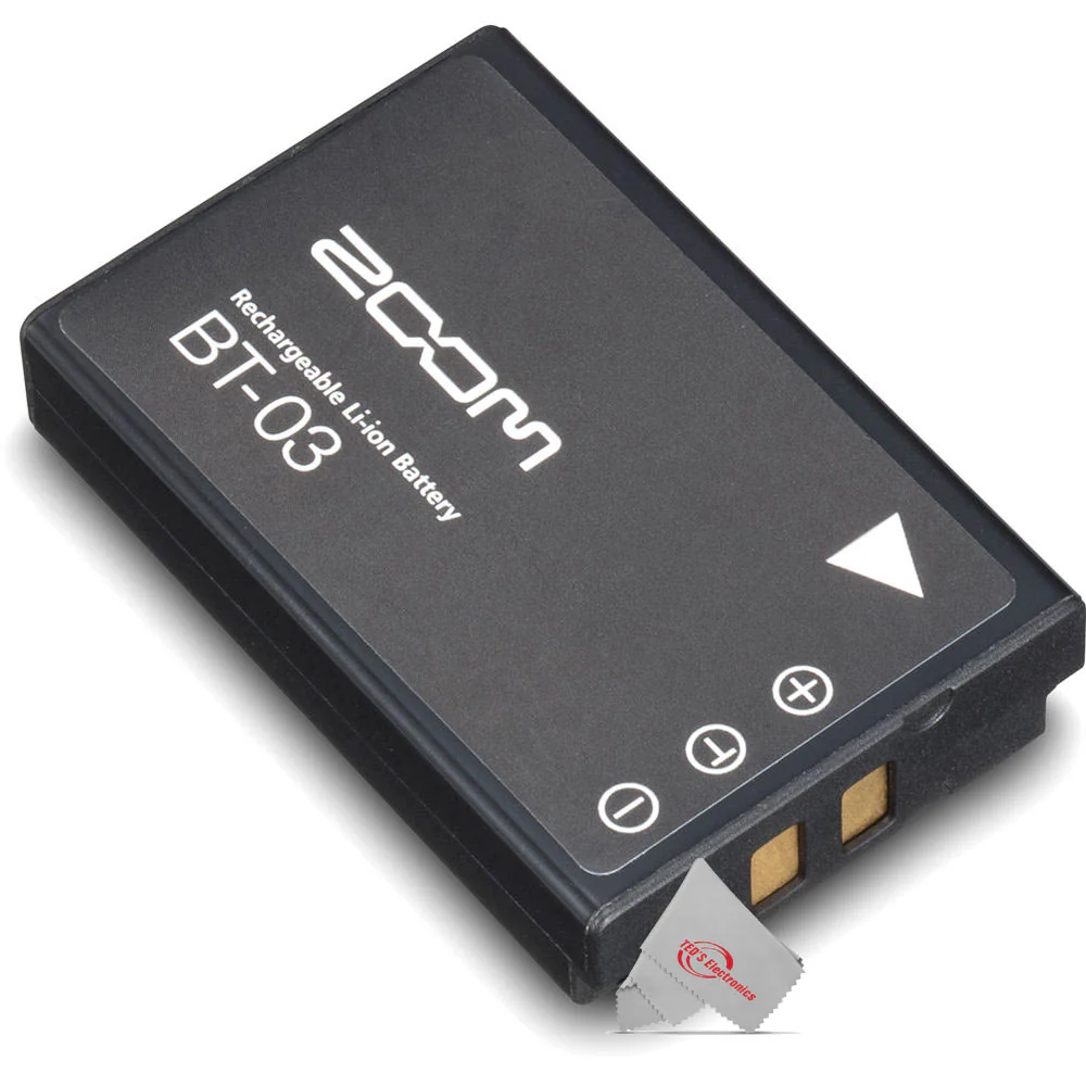 2x ZOOM BT-03B Rechargeable Li-ion Battery For Q8 - Image 3