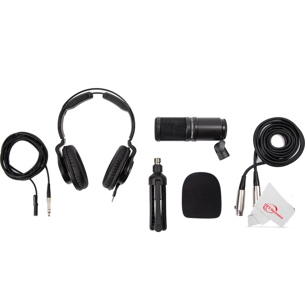 Zoom ZDM-1 Podcast Mic Pack Accessory Bundle with Microphone Boom Stand SPRM1 - Image 3