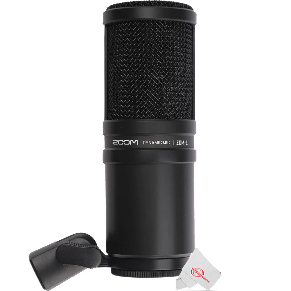 Zoom ZDM-1 Podcast Mic Pack Accessory Bundle with Microphone Boom Stand SPRM1 - Image 4