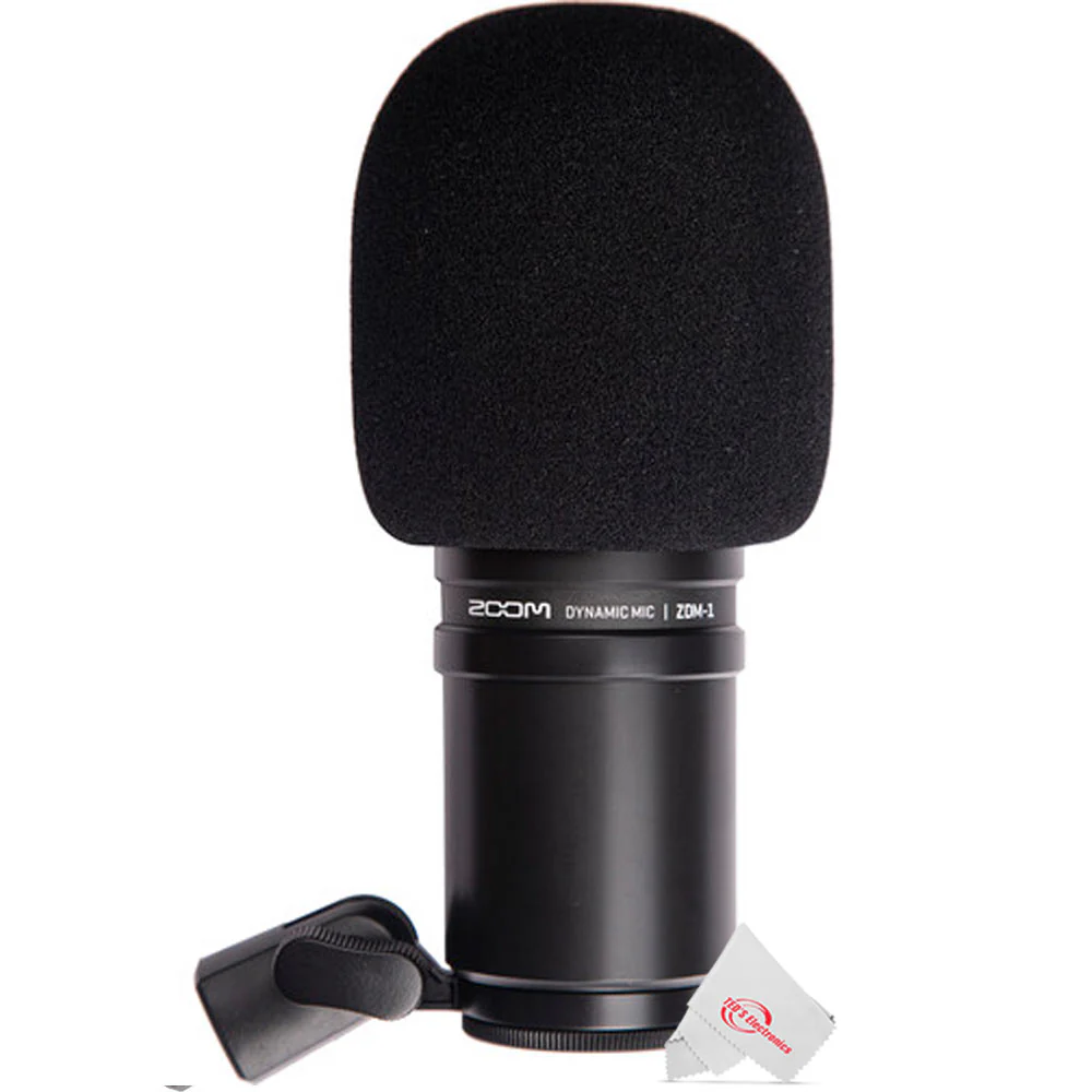 2x Zoom ZDM-1 Podcast Mic Pack Accessory Bundle With Microphone, Headphones, Tripod, Windscreen & Cable and ZOOM ZHA-4 Handy Headphone Amplifier - Image 5