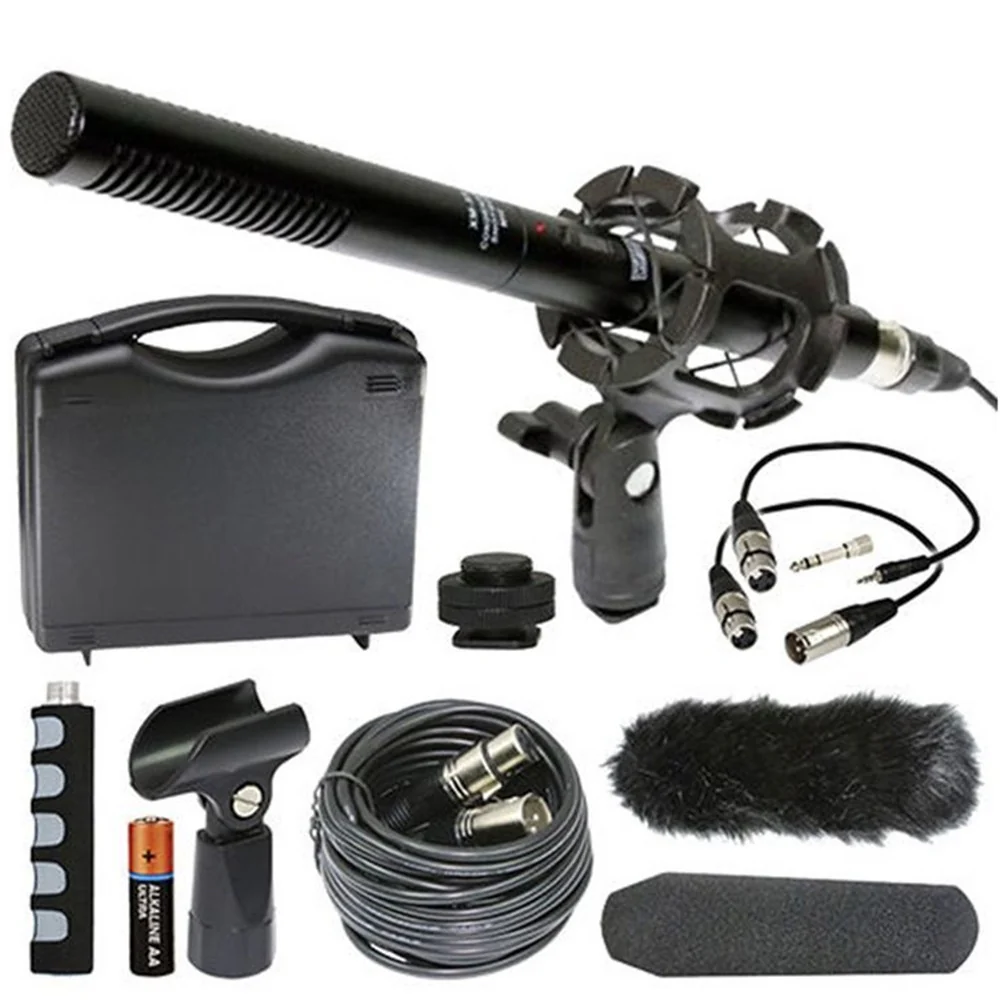 Zoom F6 6-Input / 14-Track Multi-Track Field Recorder + Two VidPro 1"Pr Shotgun Microphone Kit w/ Case and Accessories + 128GB Memory Card + Zoom PCF-6 Protective Case + Two Tall Tripod - Image 3