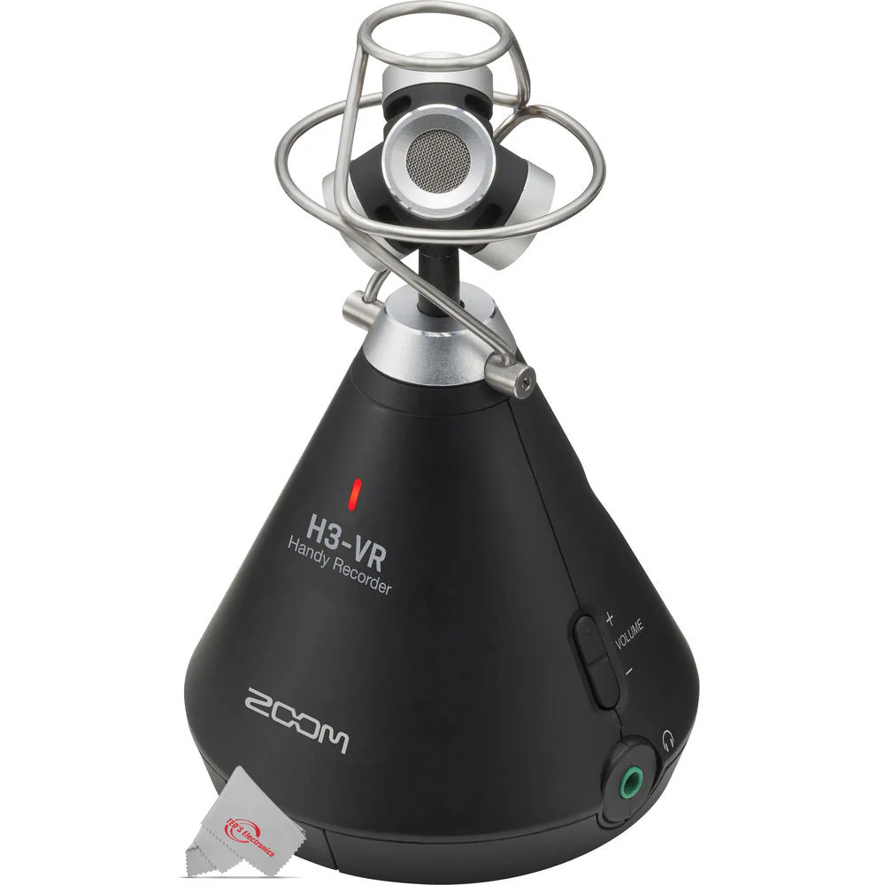 Zoom H3 VR Handy Audio Recorder w/ Built-In Ambisonics Mic Array + Stereo Headphones + SanDisk 128GB microSDXC Card + Xtreme Power Series 4AA/AAA Battery Charger - Image 3