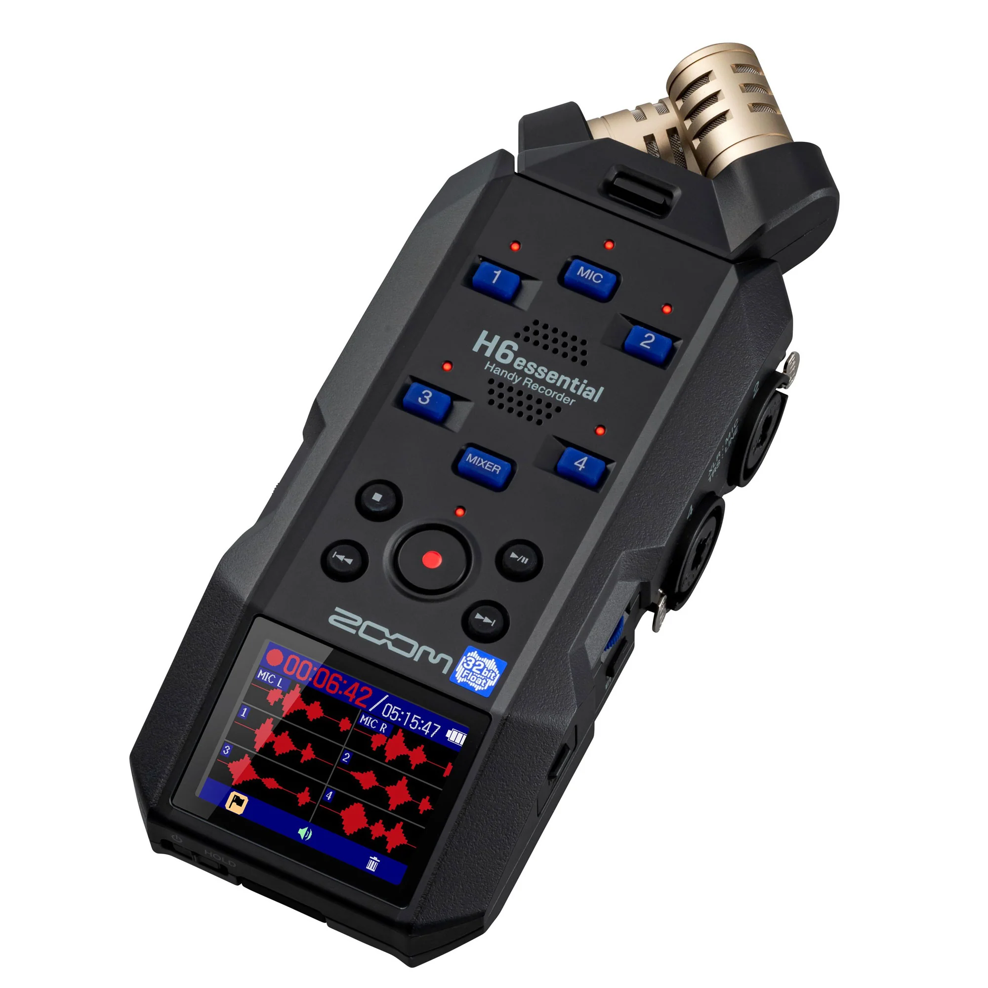 Zoom H6essential 6-Track 32-Bit Float Portable Audio Recorder with Wired XLR Lavalier Microphone XM-L2 - Image 2