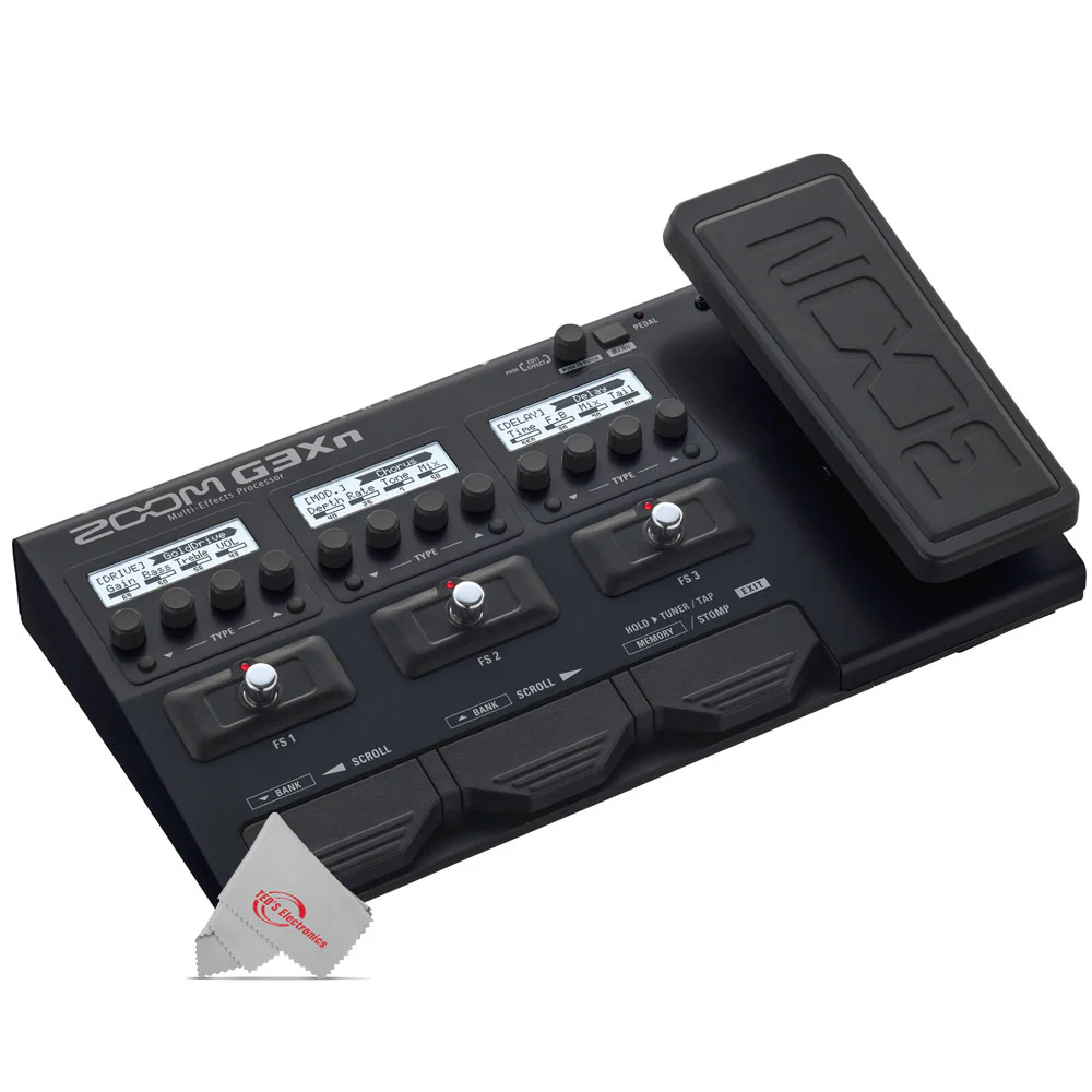Zoom G3Xn Multi-Effects Processor with Boya BY-HP2 Over-Ear Hi-Fi Monitor Headphones - Image 2