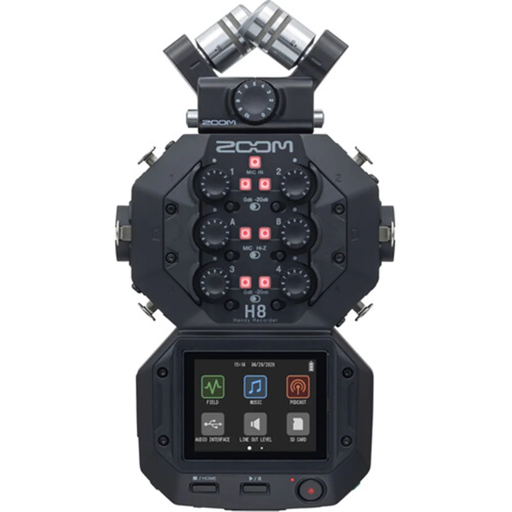 Zoom H8 Digital Handy Audio Recorder + 128GB SDXC Memory Card Accessory Kit - Image 2