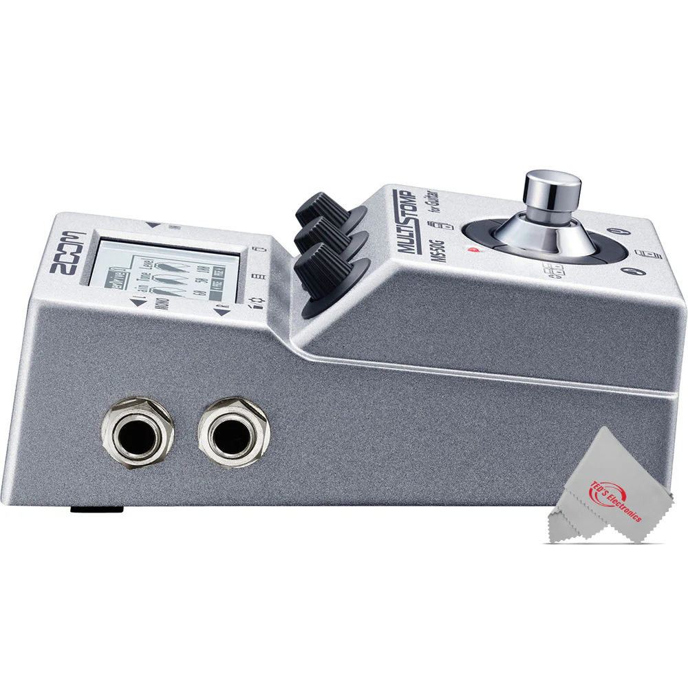 ZOOM MS-50G MultiStomp Guitar Pedal with Pig Hog PP9V 9V DC 1000ma Power Supply - Image 3