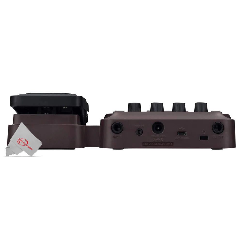 Zoom A1X Four Acoustic Instrument Multi-Effect Processor with Pig Hog Power Supply - Image 8