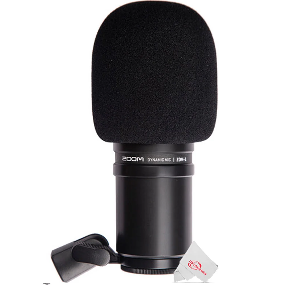 Zoom ZDM-1 Podcast Mic Pack Accessory Bundle With Microphone, Headphones, Tripod, Windscreen & Cable - Image 4