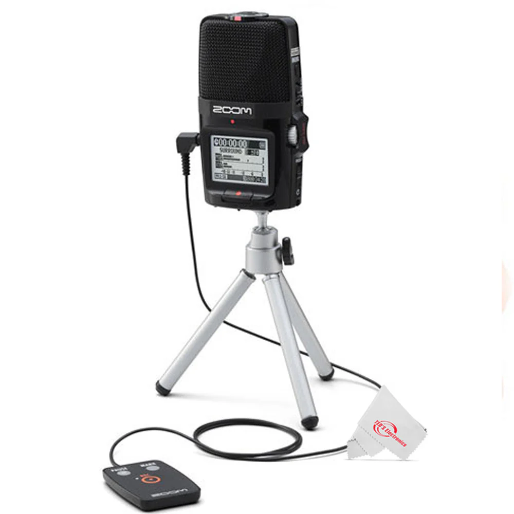 Zoom H2n ext 2-Input / 4 Track Handy Digital  Audio Stereo Recorder With 5 Built-In Mic Array - Image 5