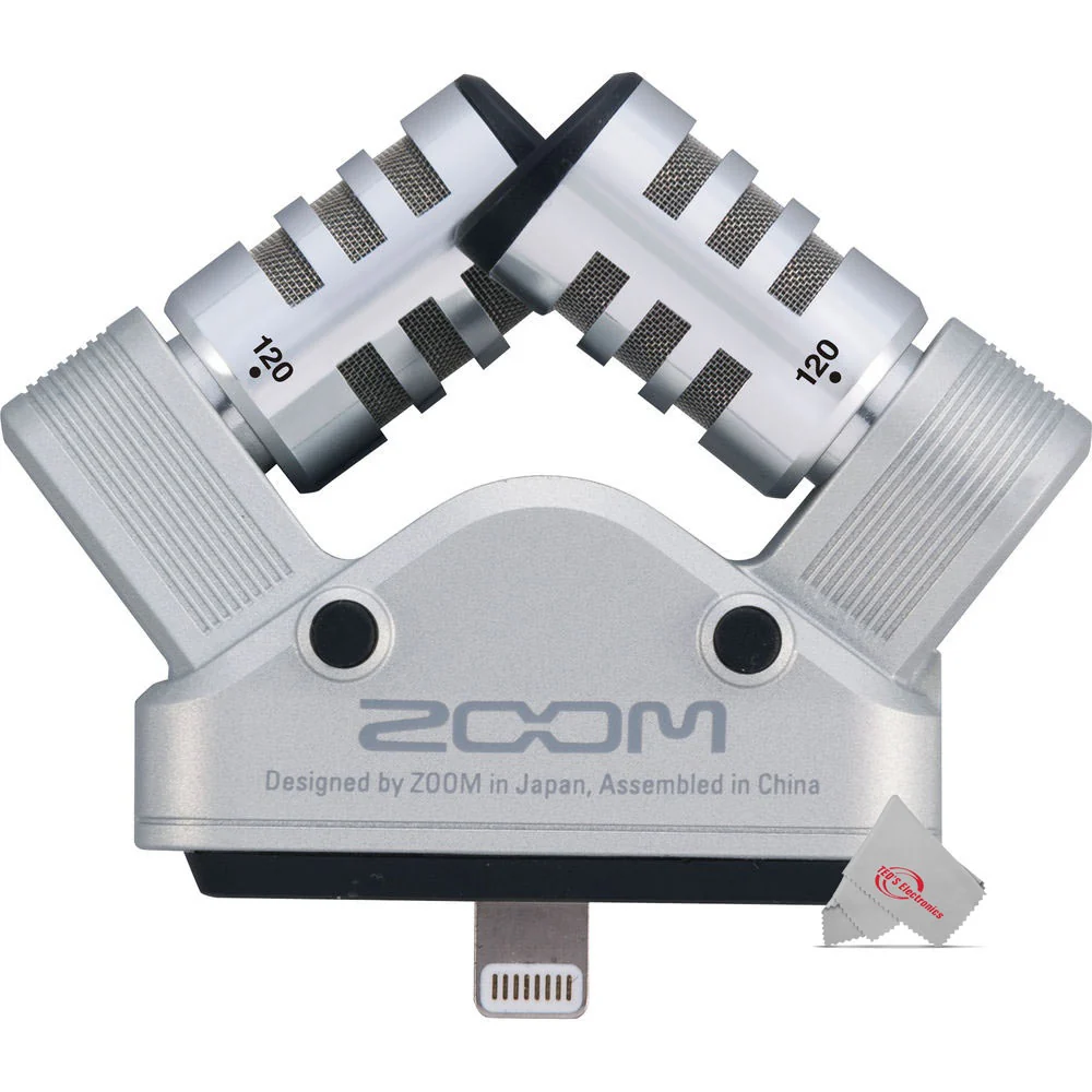 Zoom iQ6 Stereo X/Y Microphone for iOS Devices with Lightning Connector for iPhone iPad - Image 4