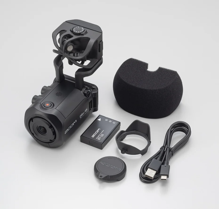 Zoom Q8n-4K Handy Video Recorder 4K Video + Professional 4 Track Audio with Boya True Wireless Microphone System - Image 3
