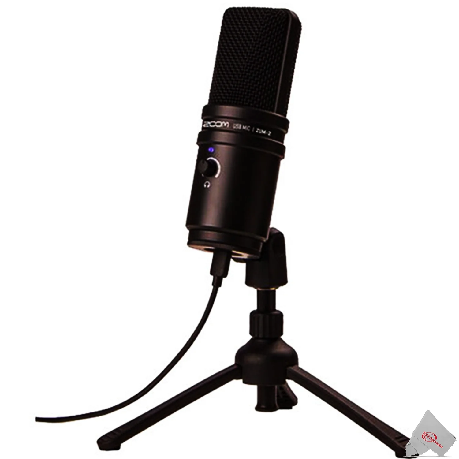 Zoom ZUM-2 Podcast Microphone with Desktop Stand, Cable & Windscreen Streaming Microphone Accessory Kit - Image 5