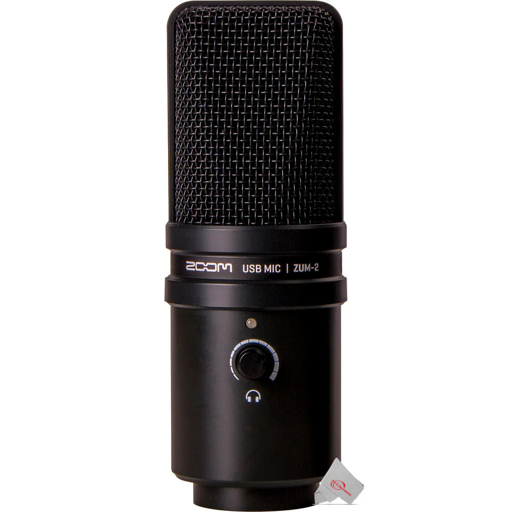 Zoom ZUM-2 USB Podcast Mic Pack With ZUM-2 Mic and Stand Bracket for Video Recording - Image 6