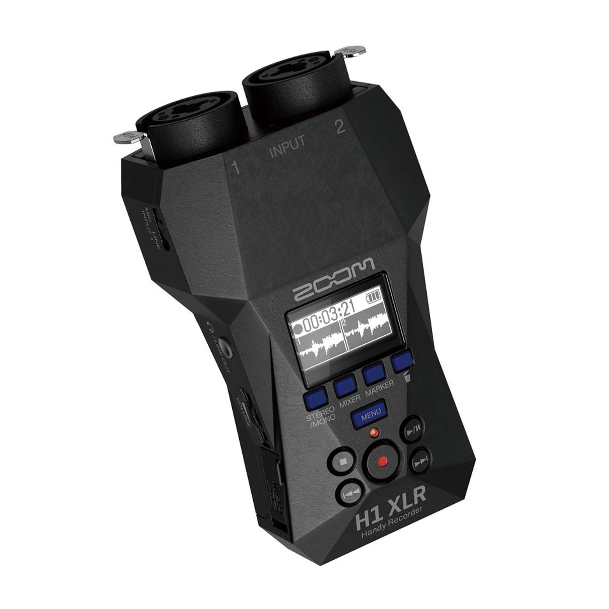 Zoom H1 XLR Portable Audio Recorder for Video with Shotgun Microphone and Tabletop Tripod Kit - Image 6