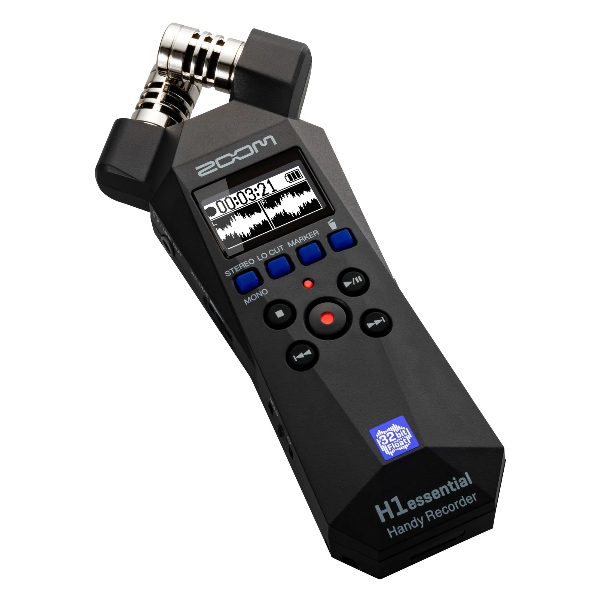 Zoom H1essential 2-Track 32-Bit Float Portable Audio Recorder with Zoom APH-1e Accessory Pack Ultimate Recording Kit - Image 3