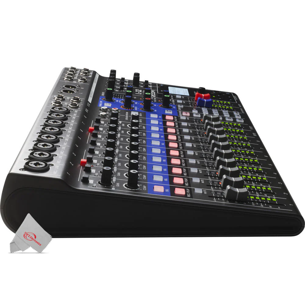 Zoom LiveTrak L-12 - 12-Channel Digital Mixer & Multitrack Recorder Pro Audio Package - Image 5