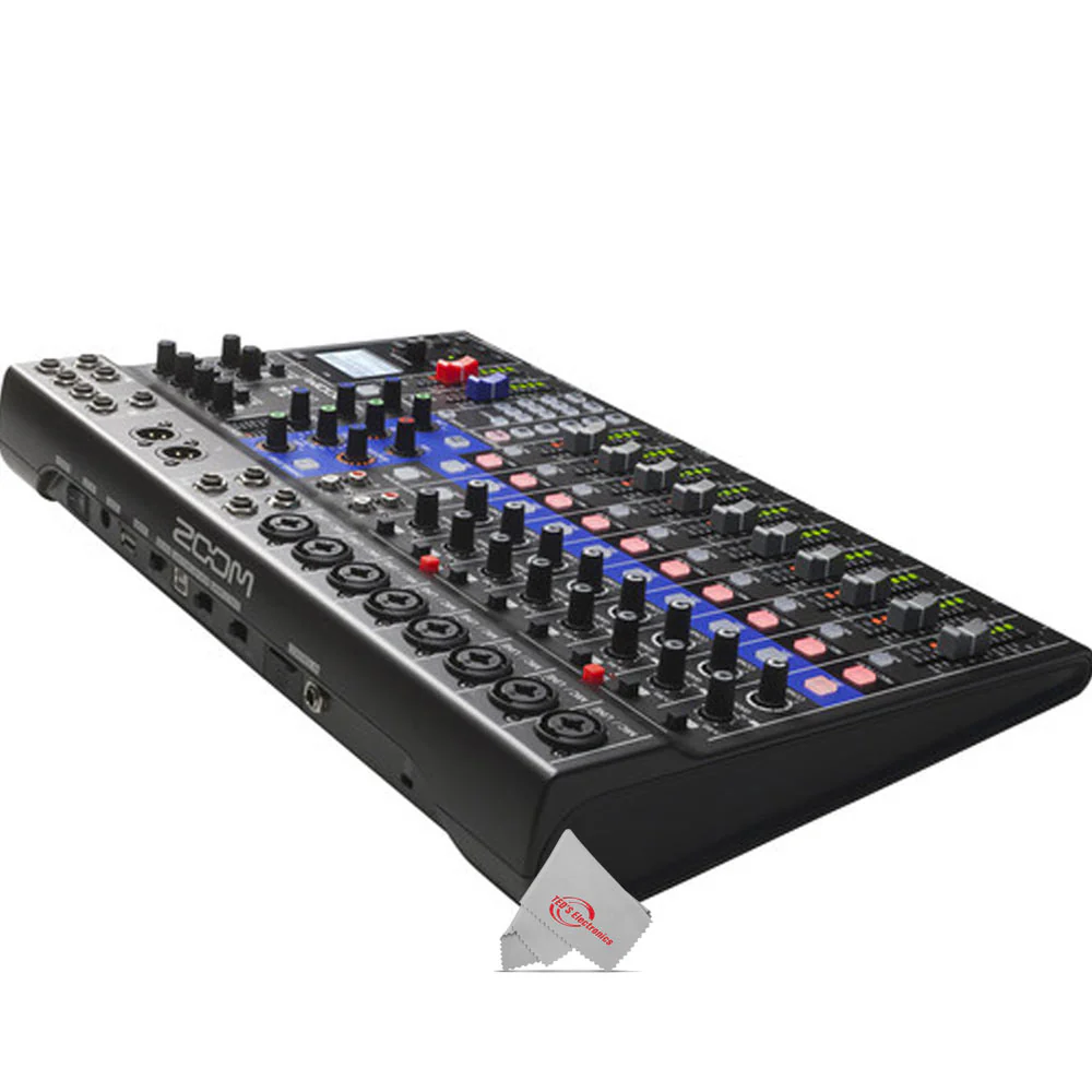 Zoom LiveTrak L-12 - 12-Channel Digital Mixer & Multitrack Recorder Pro Audio Package - Image 6