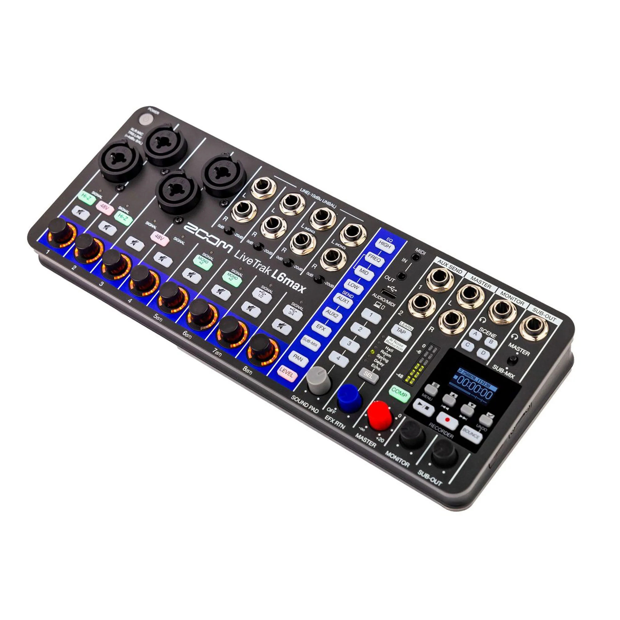 Zoom LiveTrak L6max Portable 12-Channel Mixer and Recorder - Image 5