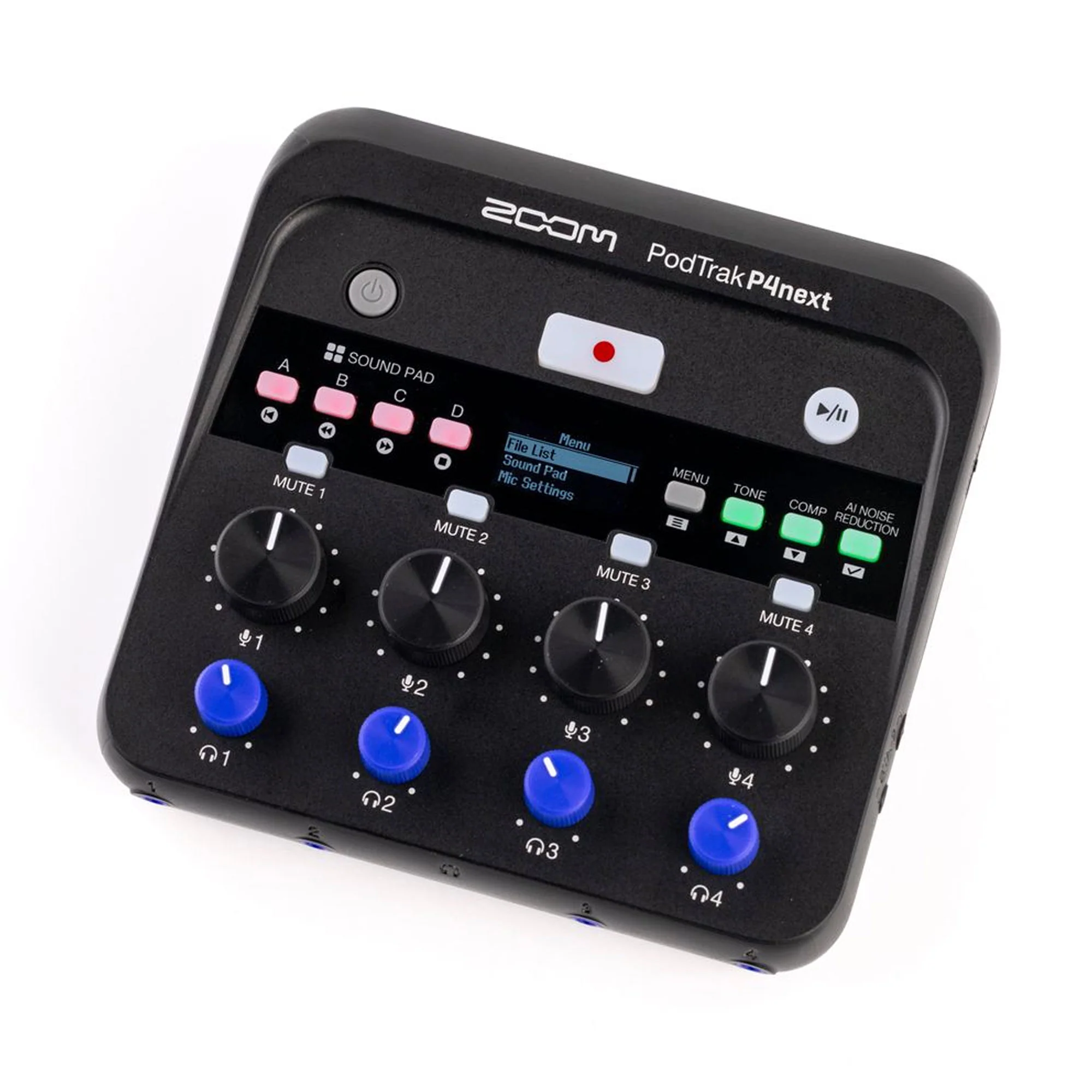 Zoom PodTrak P4next Portable Multitrack Podcast Recorder - Image 11