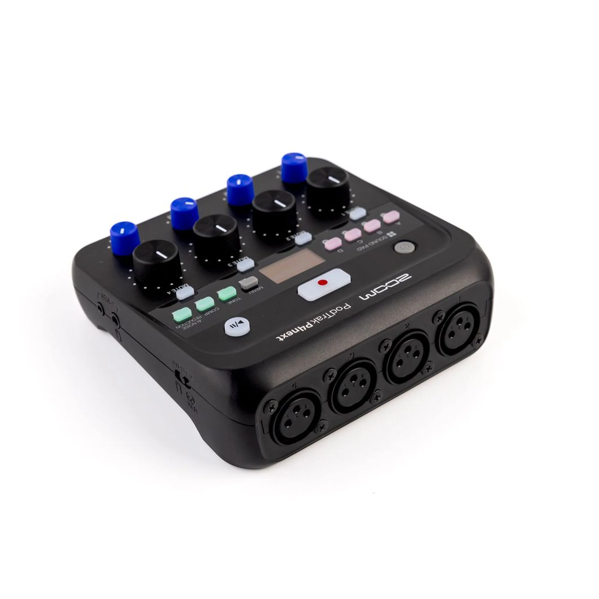 Zoom PodTrak P4next Recorder with 2x Vidpro Wired XLR Lavalier Microphones XM-L2 - Image 3