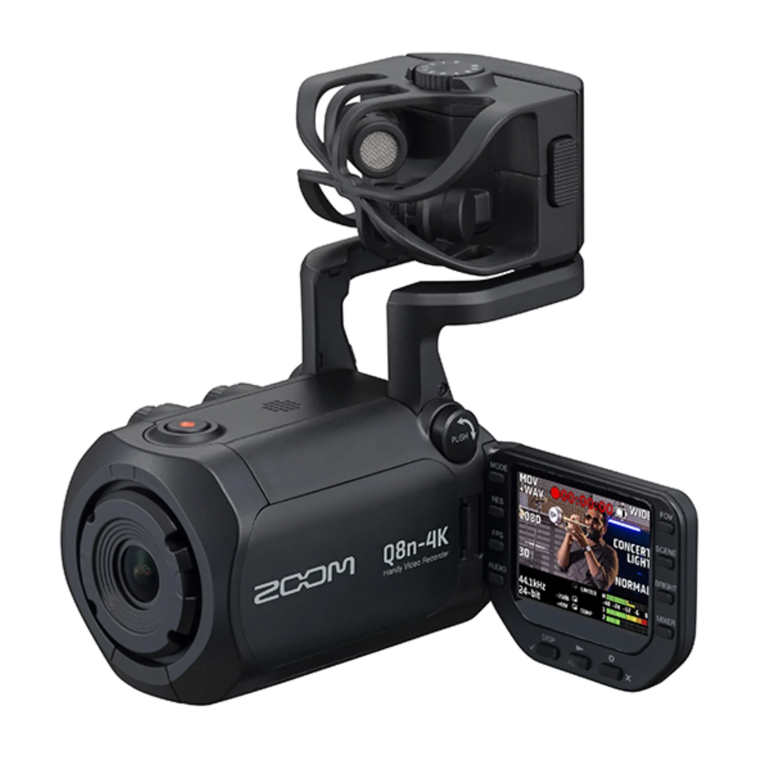 Zoom Q8n-4K Handy Video Recorder 4K Video + Professional 4 Track Audio Complete Recording Kit - Image 3