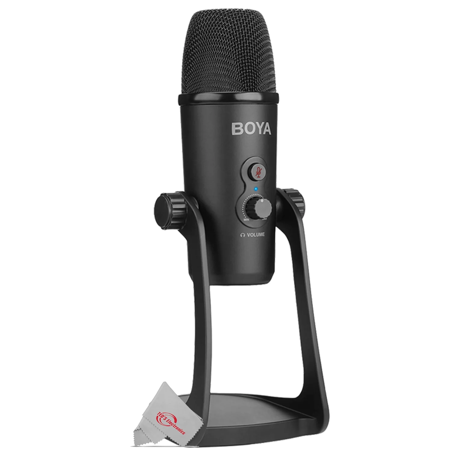 Zoom AC-2 Acoustic Creator Guitar Effects Pedal + TXF-8 Cables + Boya Multipattern Microphone and Headphone + More - Image 3