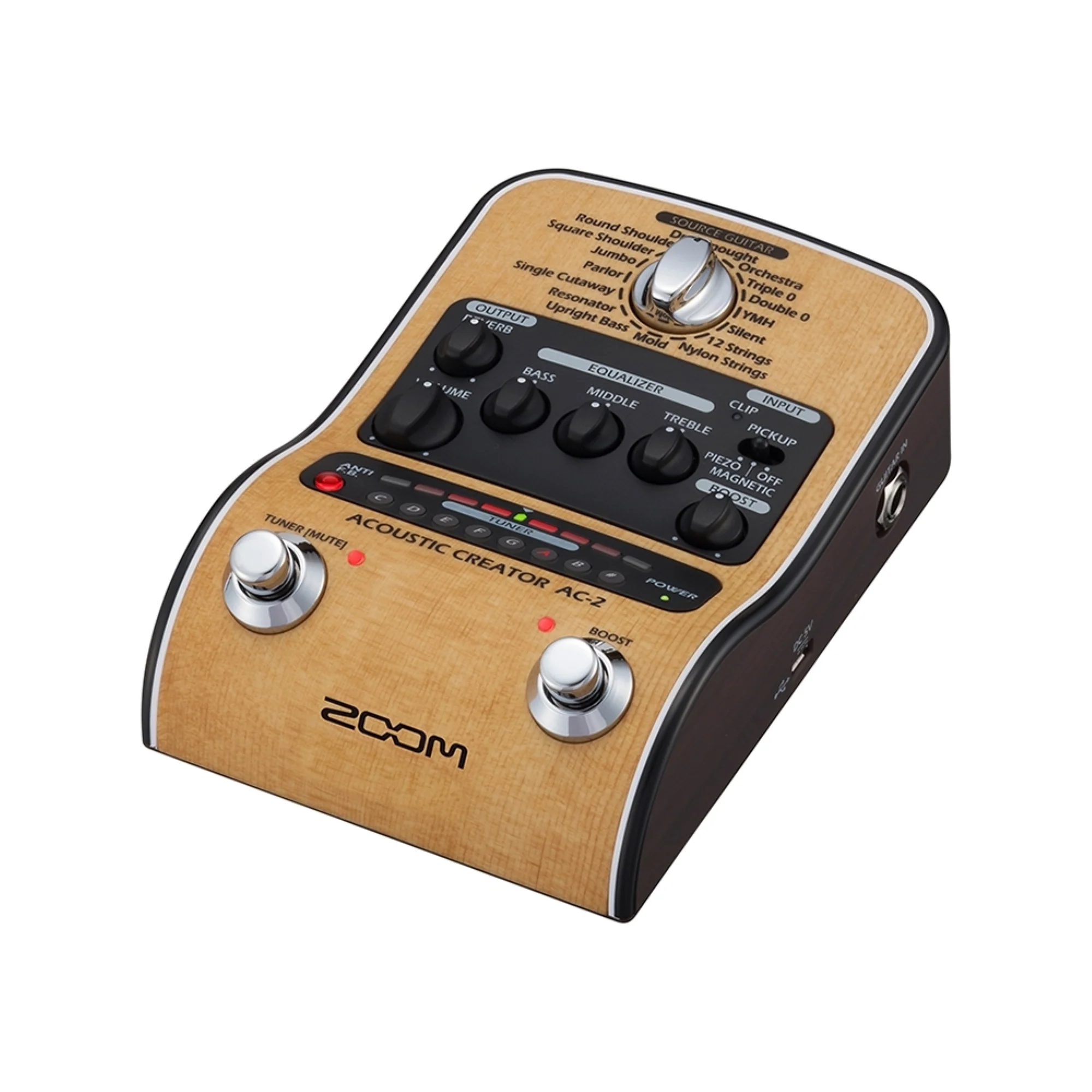 Zoom AC-2 Acoustic Creator Guitar Effects Pedal - Image 6
