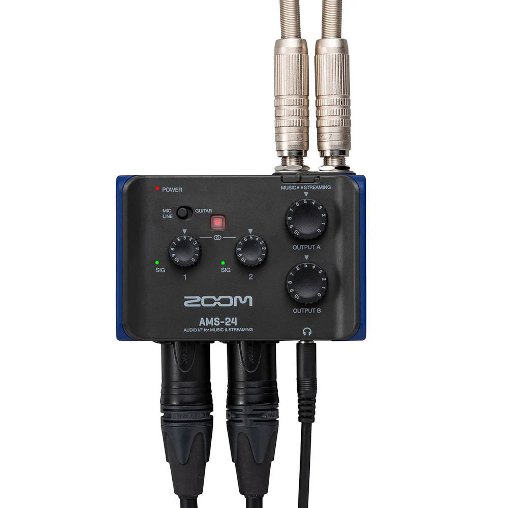 Zoom AMS-24 2x4 USB Audio Interface for Music and Streaming - Image 10