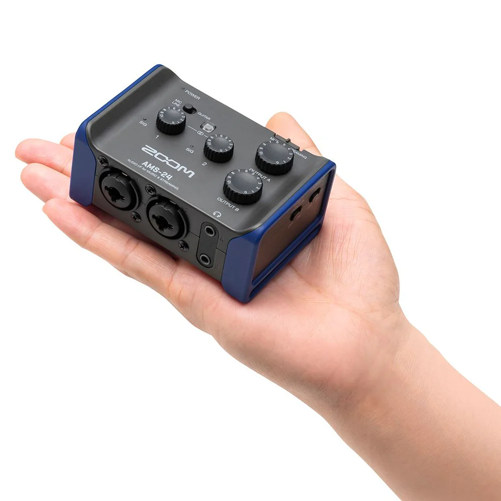 Zoom AMS-24 2x4 USB Audio Interface for Music and Streaming - Image 6