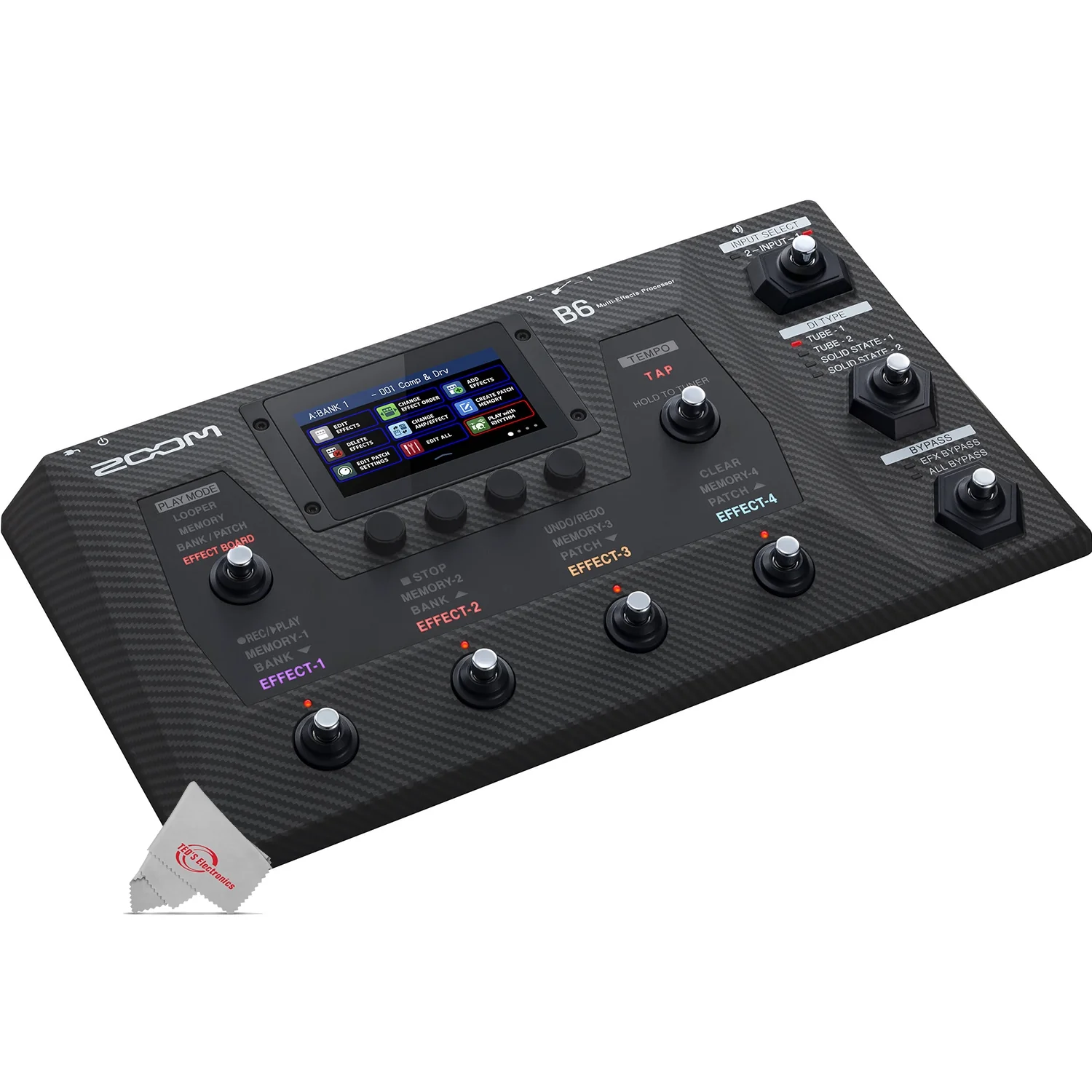 Zoom B6 Multi-Effects Processor for Electric Bass - Image 4
