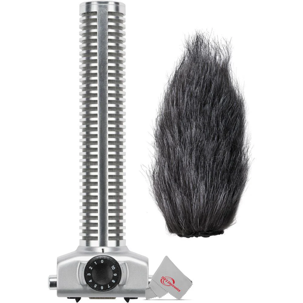Zoom ECM-3 9.8' Extension Cable for Mic Capsule with Action Camera Mount  +  Zoom GHM-1 Guitar Headstock Mount + Zoom SGH-6 Shotgun Microphone Capsule +  ZOOM WSS-6 Windscreen For SGH-6 and SSH-6 Shotgun Mic Capsules - Image 4