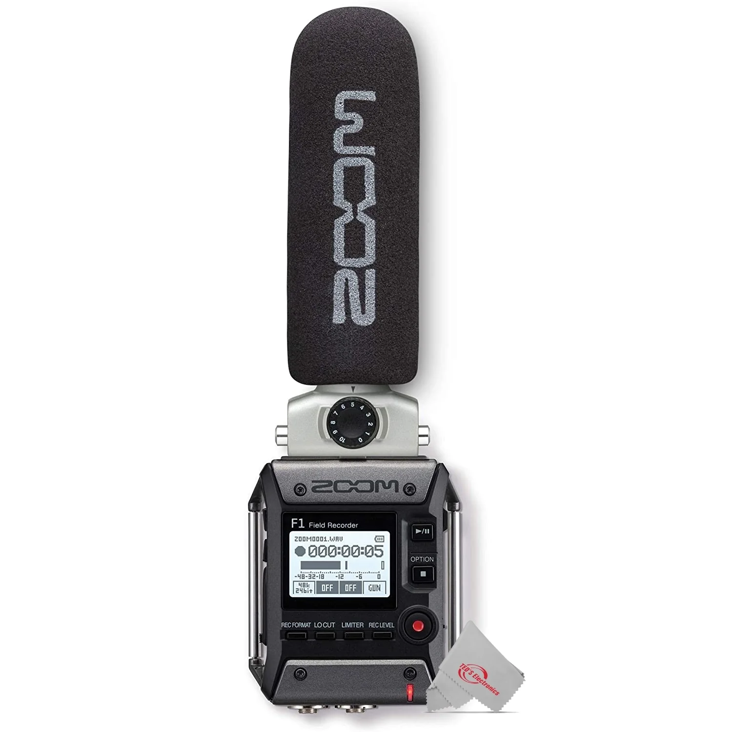 Zoom F1-SP 2-Input / 2-Track Portable Field Recorder with Shotgun Microphone - Image 2