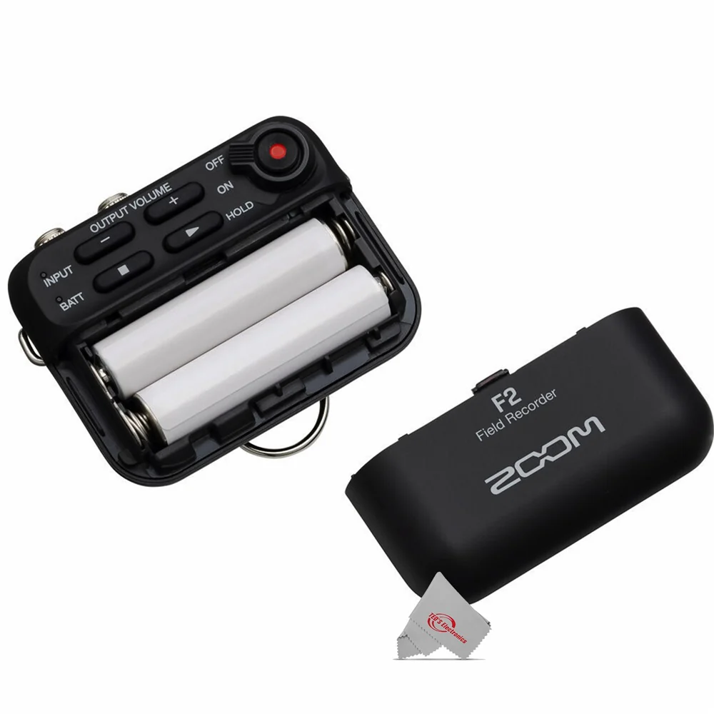 Zoom F2 Ultracompact Portable Field Recorder with Lavalier Microphone - Image 4