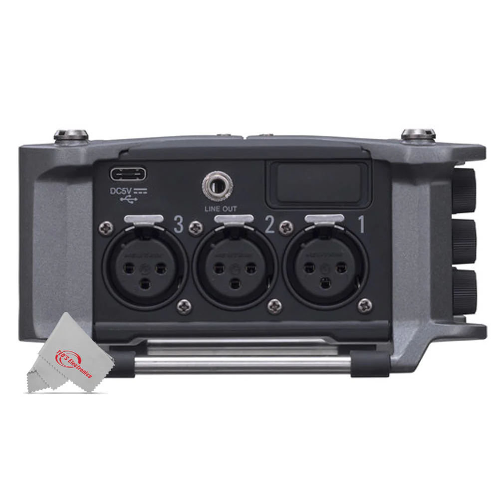 Zoom F6 6-Input / 14-Track Multi-Track Field Recorder with 2x Vidpro Professional Wired XLR Lavalier Microphone XM-L2 for Pro Audio Equipment - Image 5